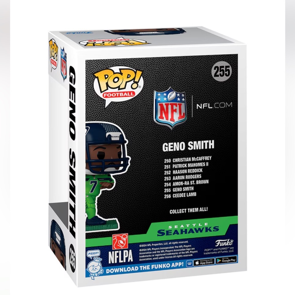 Geno Smith Seattle Seahawks #255 Funko Pop! Vinyl‎ Figure